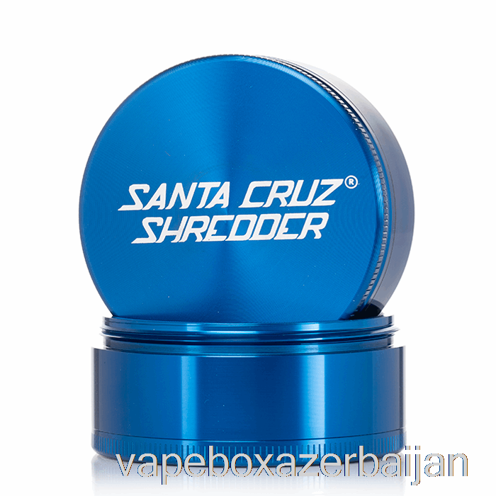 Vape Azerbaijan Santa Cruz Shredder 2.75inch Large 4-Piece Grinder Blue (70mm)